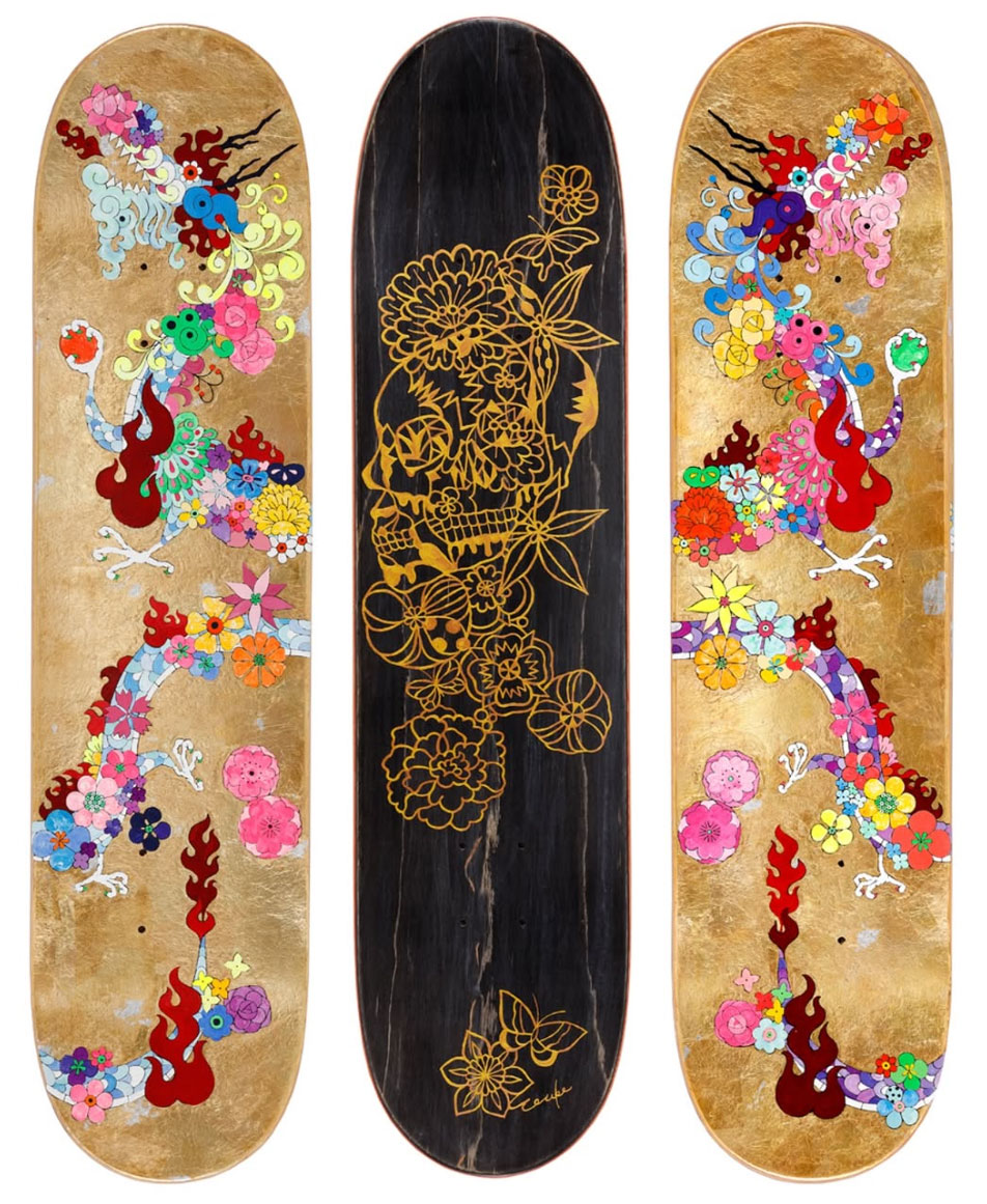 「194_happy scull」「195/196_happy dragon（福龍）」